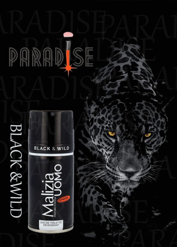 اسپری دئودورانت مالیزیا مدل BLACK&WILD